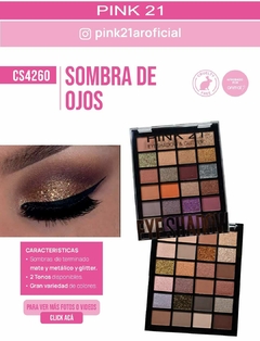 SOMBRA DE OJOS / PINK 21 # CS 4260 - comprar online