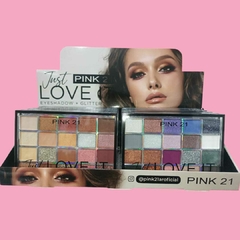 SOMBRA DE OJOS +GLITTER JUST LOVE/ PINK 21#CS4013 - comprar online