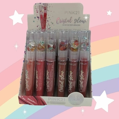 BRILLO LABIAL CRISTAL GLOW / PINK 21 #CS 4999 en internet