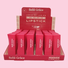 BARRA LABIAL EFECTO MATTE / BELLE GRACE (APROBADOS) # BM0046