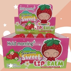 BALZAMO LABIAL AROMADO DE FRUTILLA STRAMBERRY/ HOLD MORNING # HB5192