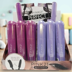 RIMEL MASCARA DE 2 TIPO DE PINCEL PERFECT / PINK 21 # CS4877 - comprar online