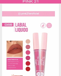 LABIAL LIQUIDO EFECTO MATTE ULTRA MATTE / PINK 21 # 4590