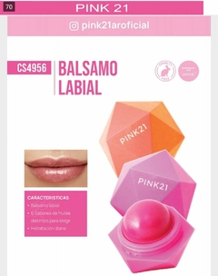 BALZAMO LABIAL RAINBOW / PINK 21 # CS4956