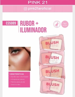 ILUMINADOR + RUBOR / PINK 21 # CS5089