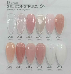 GEL DE CONSTRUCCION 12 TONOS 15ML PROFESIONAL/ ELOISE APROBADOS