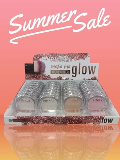 ILUMINADOR EN POLVO MAKE ME GLOW / PINK 21 # CS3979 - comprar online