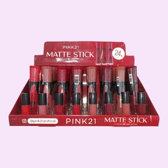 LABIAL LIQUDO EFECTO MATTE STICK 24HRS / PINK 21 # CS4829 - comprar online