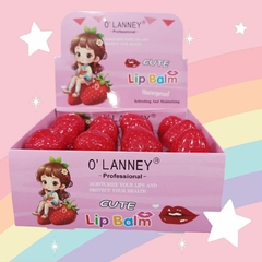 BALZAMO LABIAL AROMADO DE FRUTILLA CUTE / O LANNEY # LS615