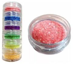 BARRA PIGMENTO X6 GLITTER PARA USO UV