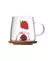 Caneca Borossilicato 3D 280ml - Morango