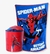 KIT MANTA COM BALDE HOMEM-ARANHA