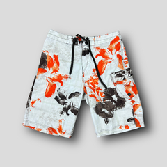 Bermuda Oakley Floral Laranja