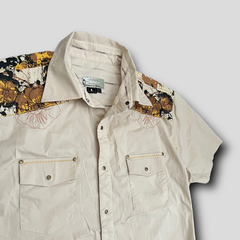 Camisa Floral Oakley Bege na internet