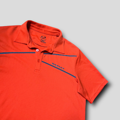 Camiseta Polo Golf Oakley Laranja na internet