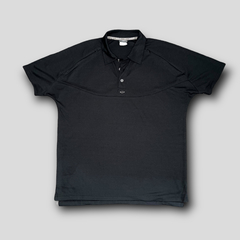 Camiseta Polo Oakley Metal Icon Preta