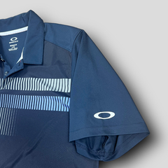 Camiseta Polo Golf Oakley Azul - Reuzzze