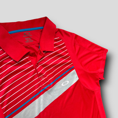 Camiseta Polo Golf Oakley Vermelho na internet