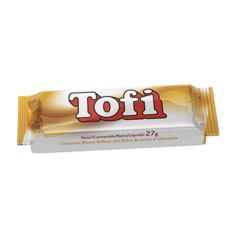 CHOCOLATE TOFI BLANCO 27 GRS.