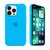 Case em Silicone Para iPhone (Azul)