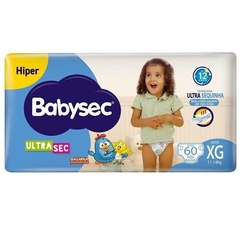 Fralda Babysec UltraSec Galinha Pintadinha XG - 60 Unidades - Daiana Silva Intimates & Mais