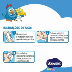 Fralda Babysec UltraSec Galinha Pintadinha M - 72 Unidades na internet