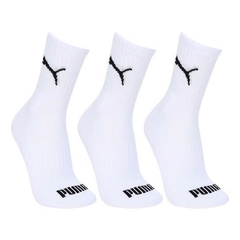 kit de 3 pares de meias masculinas cano alto PUMA