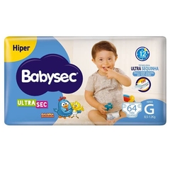 Combo Fralda Babysec Ultrasec Galinha Pintadinha e Lenços Umedecidos - Daiana Silva Intimates & Mais