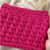 Bolsa de Crochê Ponto Cruzado cor Laranja com alça transversal - comprar online
