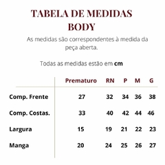 Body Bebê Terracota Black Day - comprar online