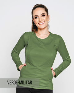 Blusa Aurora Verde Militar