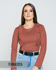 Blusa Liz Terracota