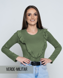 Blusa Victória Verde Militar