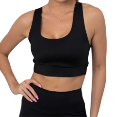 PWF Conjunto Fit Bermuda Top Recorte - loja online