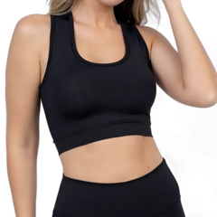 PWF Conjunto Fit Bermuda Top Recorte na internet