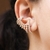 Brinco Ear Cuff cravejado