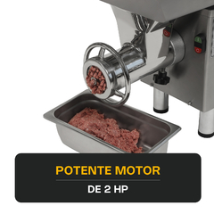 Imagen de Molino Embutidor de carne 2 hp Rhino MOLEM-22M2