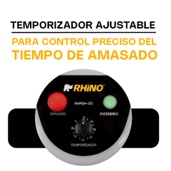 Amasadora Industrial Rhino 20 litros AMASA-20 - tienda en línea