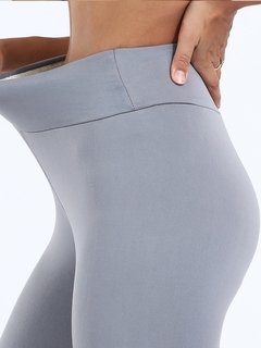 Calça de inverno quente de veludo grosso legging na internet