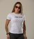 T - shirt branca rajada - comprar online