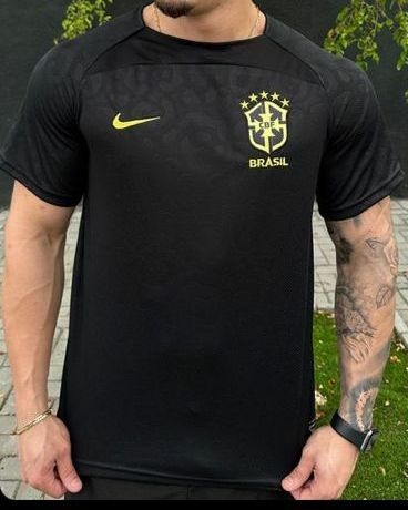 Camisa Brasil Concept Preto/Cacto - 2022