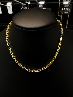 choker cartier cadeado 4mm feminino