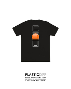 Camiseta C3U Poente _ PlasticOff_ Preta - comprar online