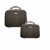 CONJUNTO FRASQUEIRAS DE VIAGEM NECESSAIRE RIGIDA ABS CHX