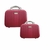 CONJUNTO FRASQUEIRAS DE VIAGEM NECESSAIRE RIGIDA ABS CHX