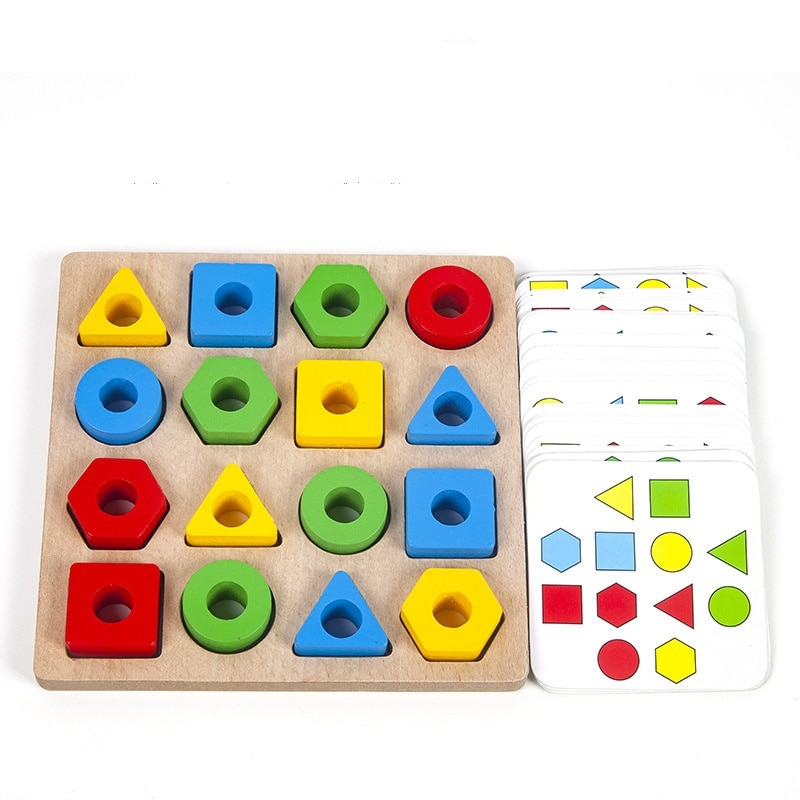Compra online de 155pcs Jogos de quebra-cabeça de madeira