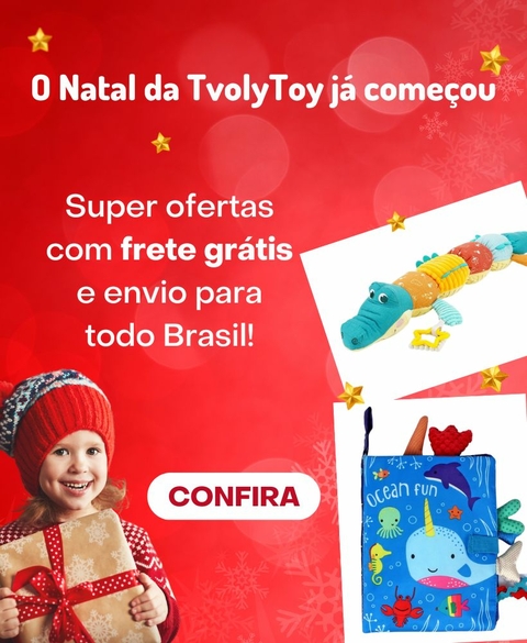 Boneca de Pano com Roupa de Natal - Comprar em TvolyToy