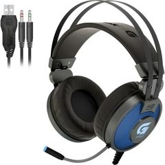 Headset Gamer Fortrek H3+ 7.1 USB RGB Cinza