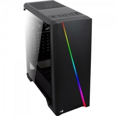 Gabinete Gamer Aerocool Cylon Preto RGB Lateral Acrílico