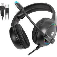 Headset Gamer Fortrek Holt P2 + USB RGB Preto na internet